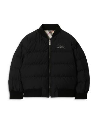 Detachable Burberry Check Bomber Jacket with Down Parka - Little Kid, Big Kid