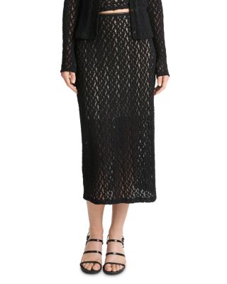 Vince Floral Smocked Skirt