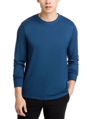 Theory - Essential Tee Long Sleeve in Anemone Milano