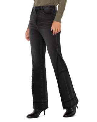 Hannah High Rise Flare Leg Jeans in Mooreland