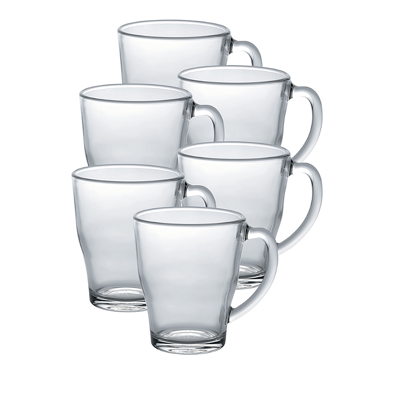Duralex Cosy 11.75 Oz. Mug, Set Of 6 In Clear