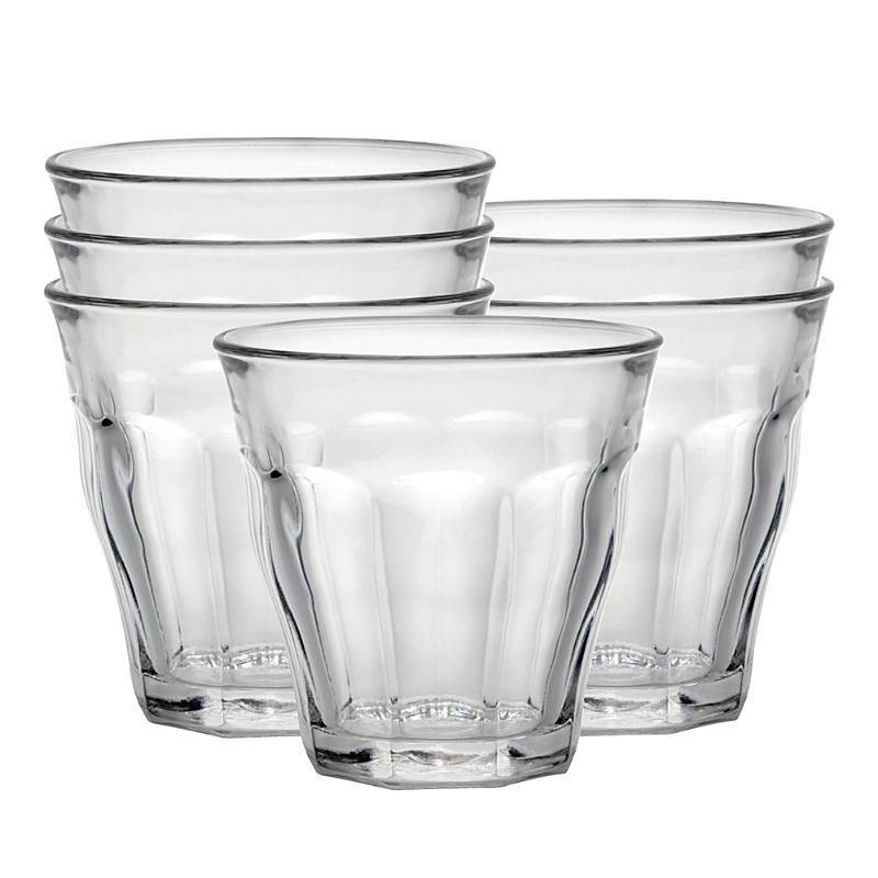 Duralex Picardie 10.37 Oz. Tumbler, Set Of 6 In Clear