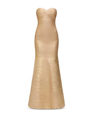 The Metallic Sara Gown