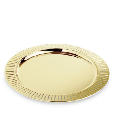 Anna new york Striations Serving Tray Round
