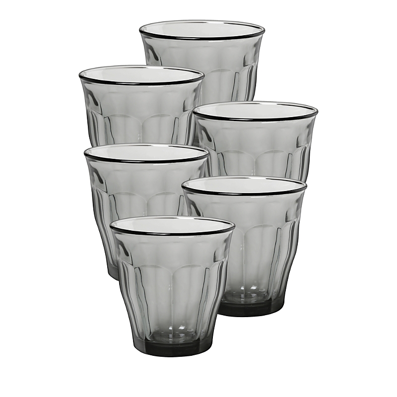 Duralex Picardie 10.37 Oz. Tumbler, Set Of 6 In Gray