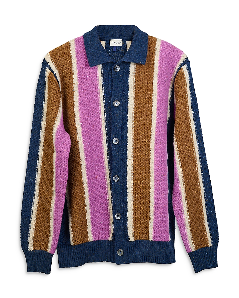 Gallia Knitted Donegal Wool Cardigan
