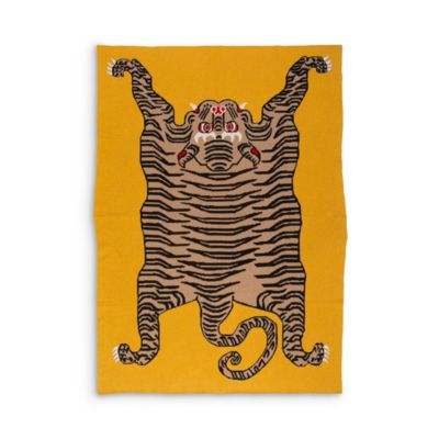SAVED NY - Tiger Rug Cashmere Throw