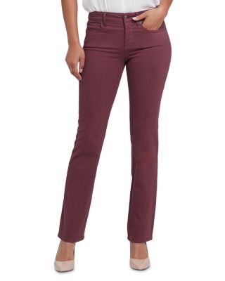 Petite Marilyn High Rise Straight Jeans