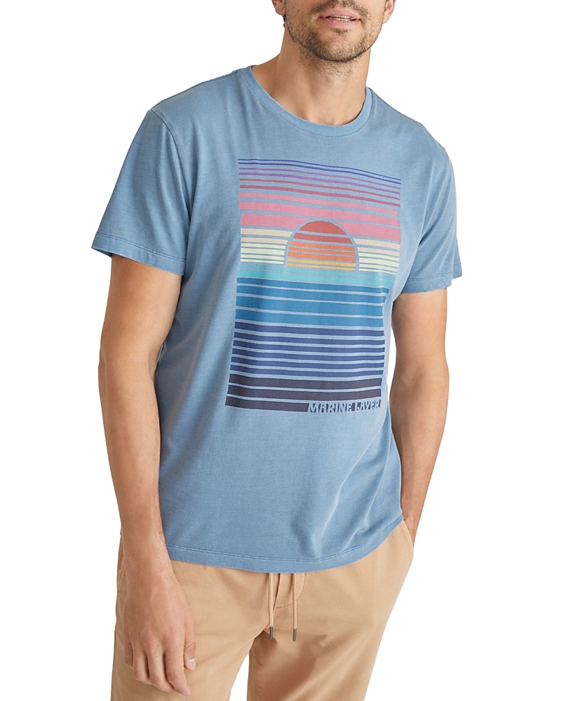 MARINE LAYER SIGNATURE LOGO GRAPHIC TEE