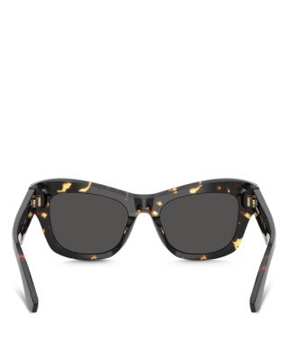 Shield Hinge Cat Eye Sunglasses, 51mm