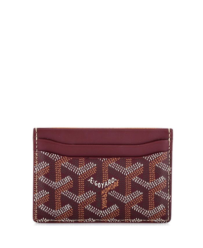 Goyard card holder online clearance