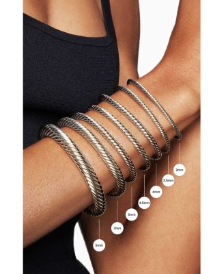 Sterling Silver X Station Bracelet with 18K Rose Gold