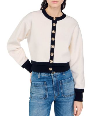 Sandro - Monaco Cropped Cardigan