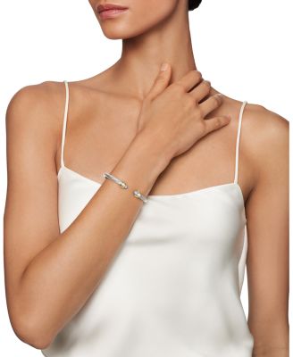 Cable Classics Bracelet with Diamonds and 14K Gold, 5mm