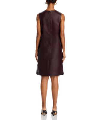 Graylen Faux Leather Shift Dress