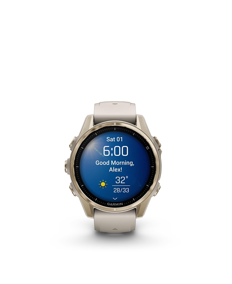 Garmin Fenix 8 43mm, Amoled, Saphire,Soft Gold, Sand band Watch / Fitness Tracker