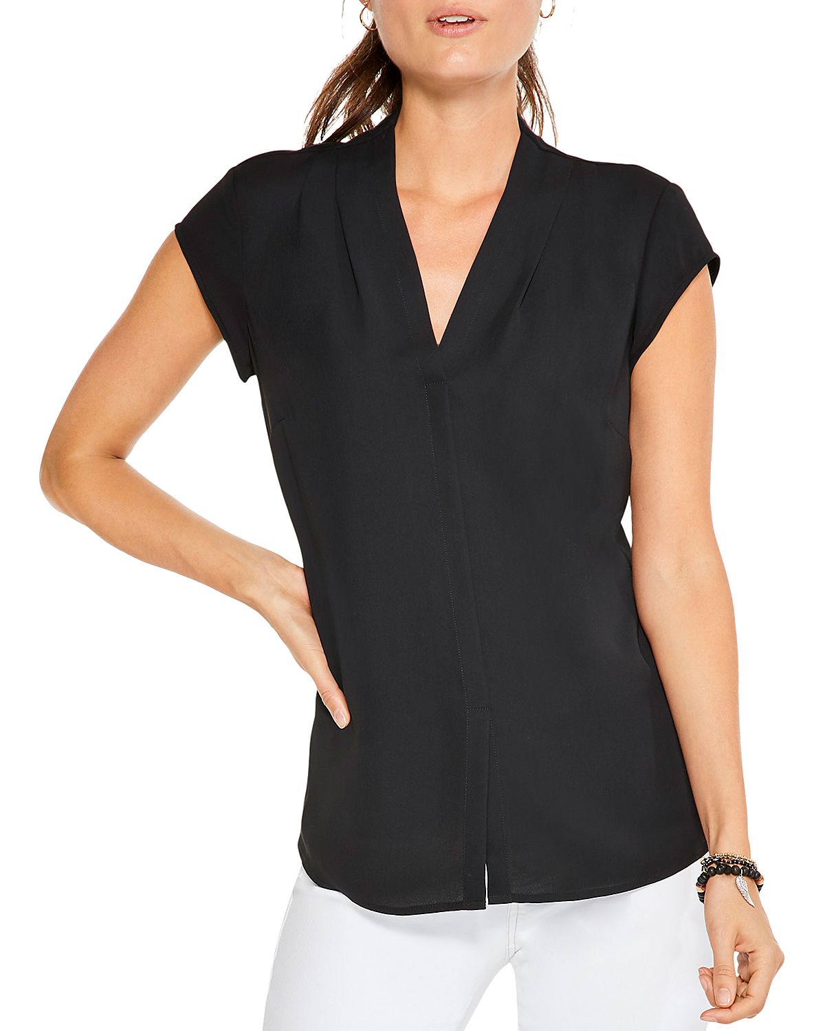 Nic+Zoe Cap Sleeve Day to Night Top
