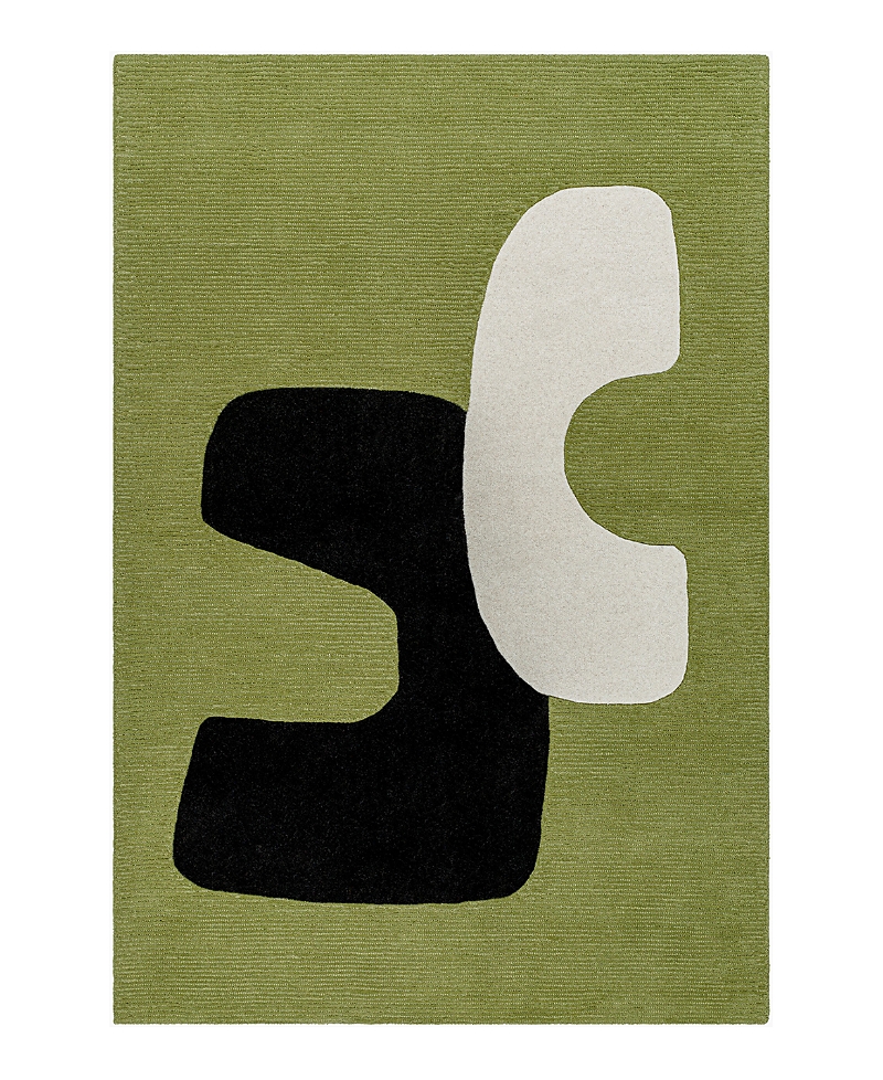 Surya Rossi 532265 Area Rug, 8' X 10' In Green/black