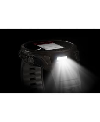 Fenix 8 47mm, AMOLED, Saphire, Carbon Gray Titanium Black, Black/Pebble Gray Band Fitness Tracker