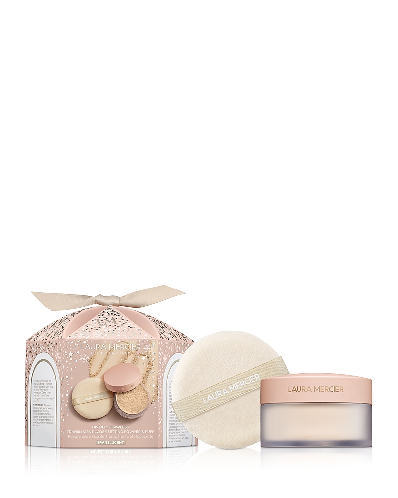 Laura Mercier Divinely Flawless Translucent Loose Setting Powder & Puff ($65 value)