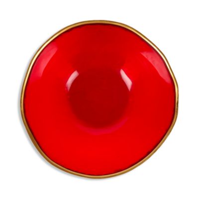 Holiday Glass Berry Bowl