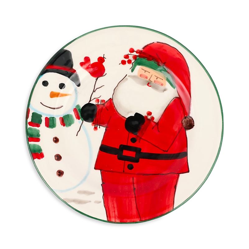 Vietri Old St. Nick 2024 Limited Edition Salad Plate In Open Misc