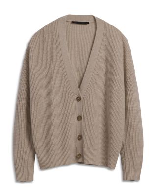 Cropped Cashmere Cocoon Cardigan