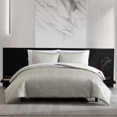 Vera Wang - Speckled Satin Weave 3 Piece Duvet Cover Set, King