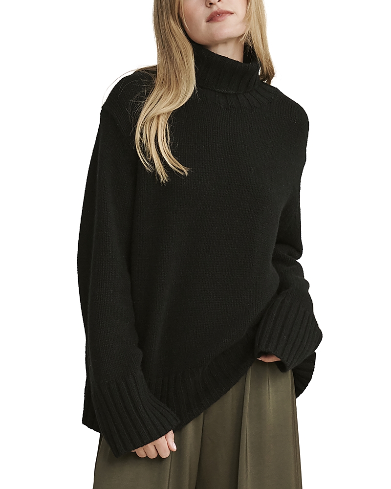 Jenni Kayne Jet Cashmere Turtleneck Sweater In Oatmeal