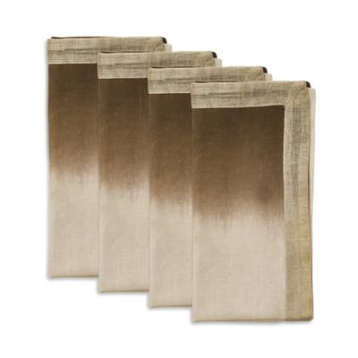 Linen Dip Dye Napkins, Set of 4