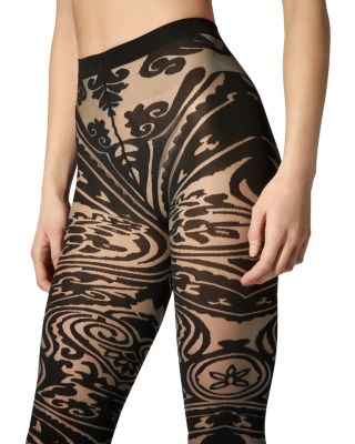 Paisley Tattoo Tights