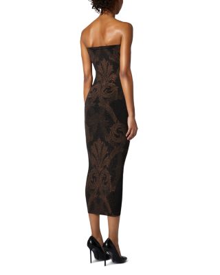 Metallic Jacquard Dress