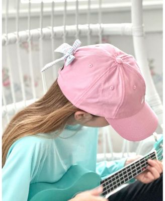 Girls' Rainbow Bow Baseball Hat in Pink - Little Kid, Big Kid