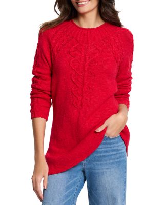 Nic+Zoe Femme Cable Sweater