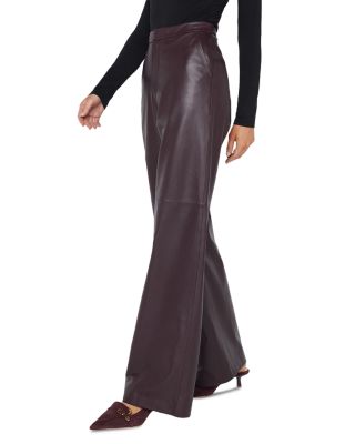 Livvy Leather Straight Leg Pants