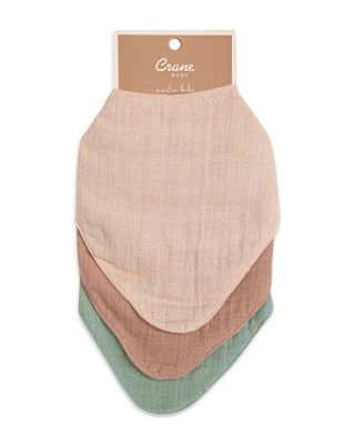 Kaleidoscope Muslin Bib Set, 3 Pack - Ages 0-36 Months