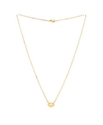 Pre-Owned Cartier Xs C Heart de Cartier Pendant Necklace 18K Rose Gold with Diamond