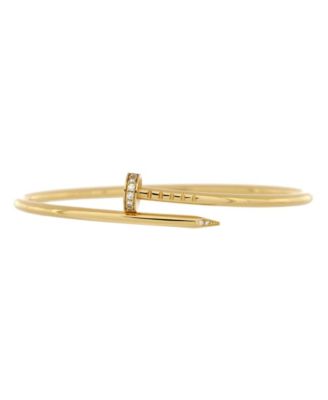 Pre-Owned Cartier - Small Juste un Clou Bracelet 18K Gold with Diamonds