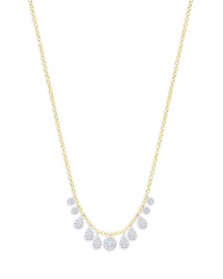 Meira T - 14K Yellow Gold Diamond Charms Necklace, 0.22 tcw