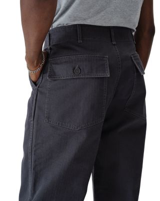Buck Mason Herringbone Twill Full Saddle Baker Pants | Bloomingdale's
