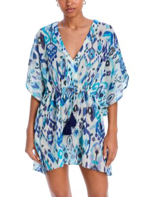 Echo - Ikat Caftan Swim Cover-Up