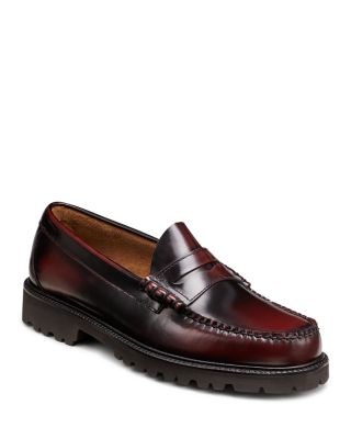 G.H.BASS - Men's Larson Wine Lug Weejun Loafers