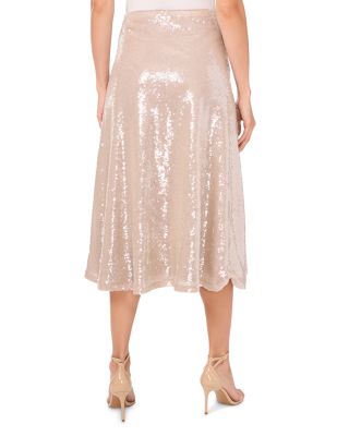 Sequinned Midi Skirt