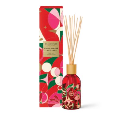 Glasshouse Fragrances Night Before Christmas Reed Fragrance Diffuser, 8.4 oz.