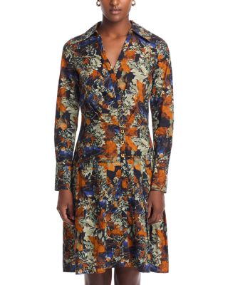 Derek Lam 10 Crosby Laney Long Sleeve Pleated Dress | Bloomingdale's Women