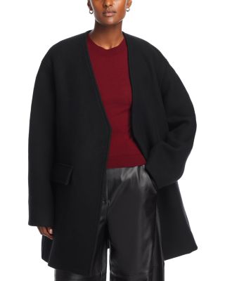 CO - Collarless Wool Coat