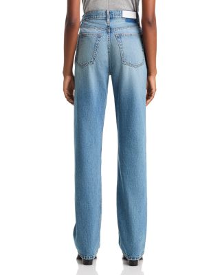 90s High Rise Loose Fit Jeans in Mid Fade