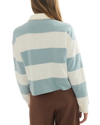 Cropped Rugby Polo Top