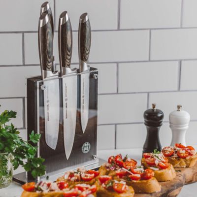 Cutlery Bonded Teak 7-Piece Knife Block Set