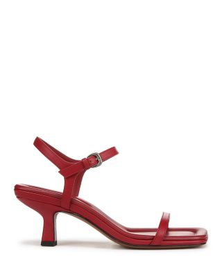 Women's Coco Square Toe Kitten Heel Sandals 